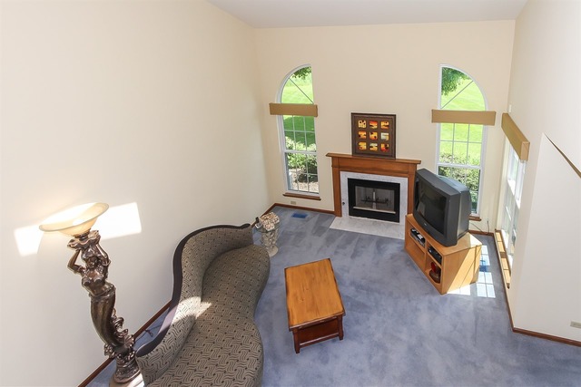 1230 Coldspring Road, Unit 1230 Elgin, IL 60120 - Photo 3 of 21 a living room with furniture and a fireplace