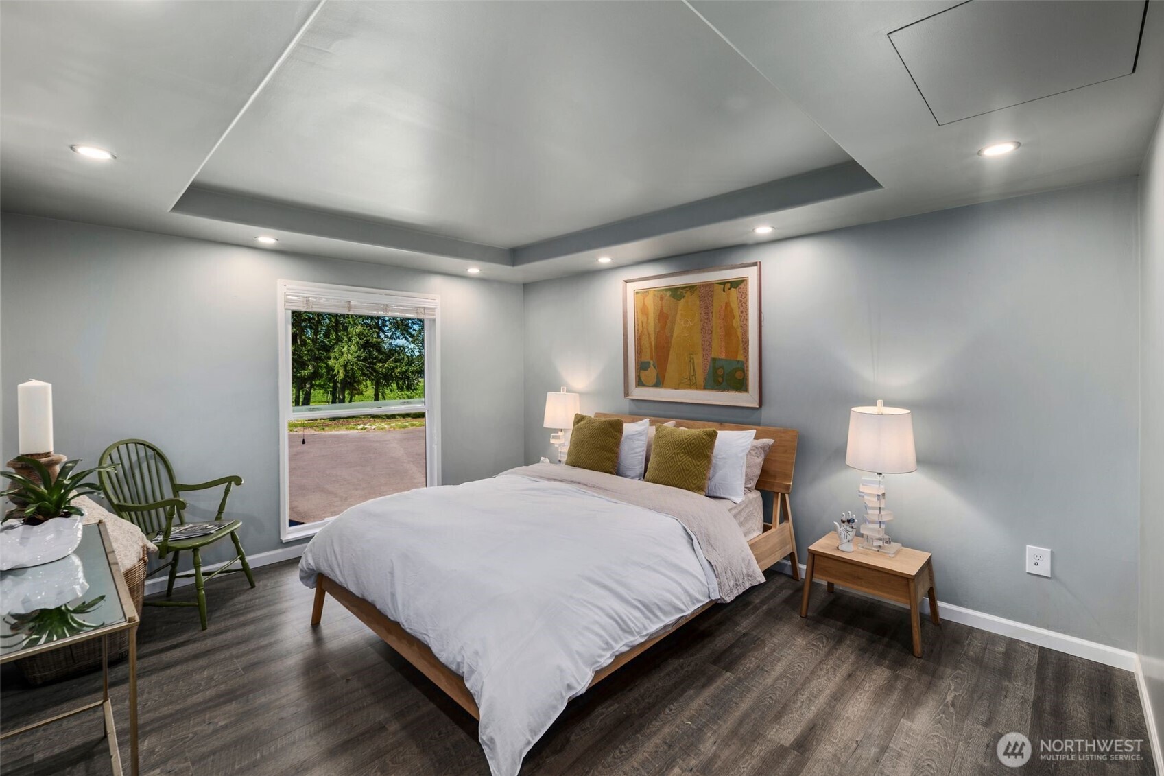 734 Shore Road Port Angeles, WA 98362 - Photo 14 of 40 a bedroom with a bed and window