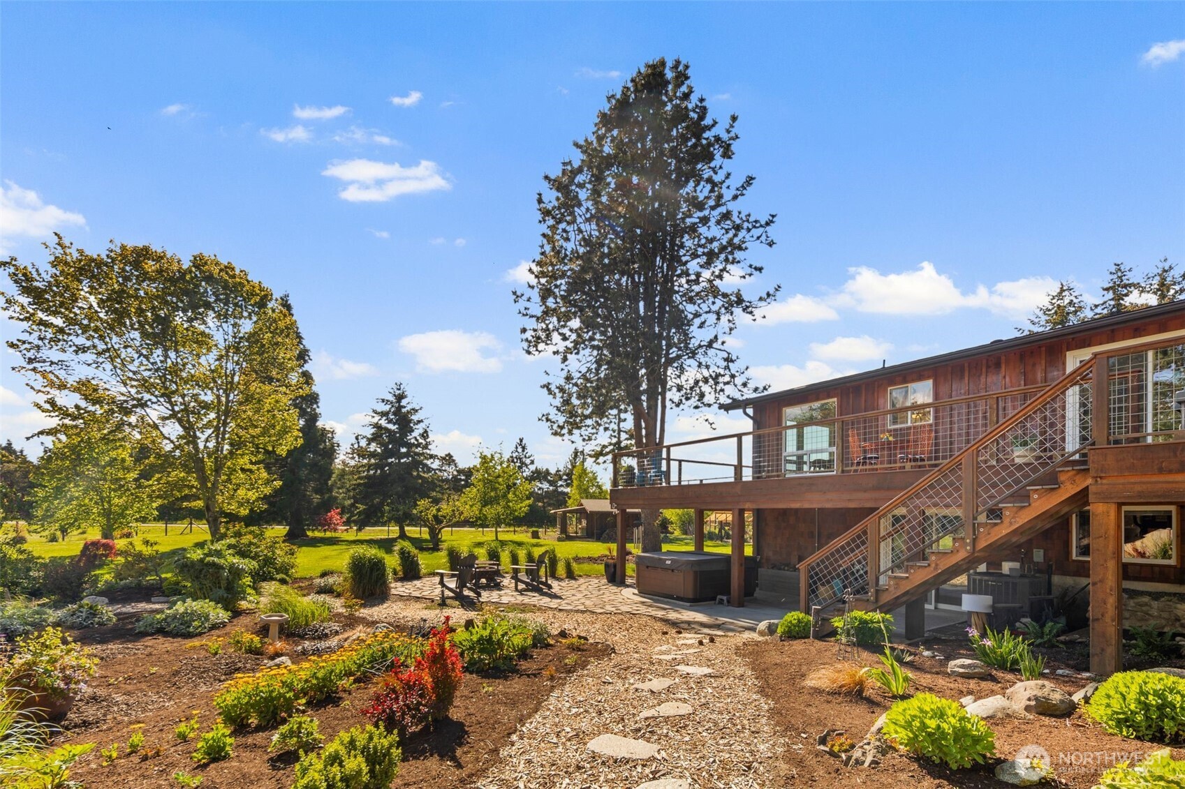 734 Shore Road Port Angeles, WA 98362 - Photo 3 of 40 a view of a house with a patio
