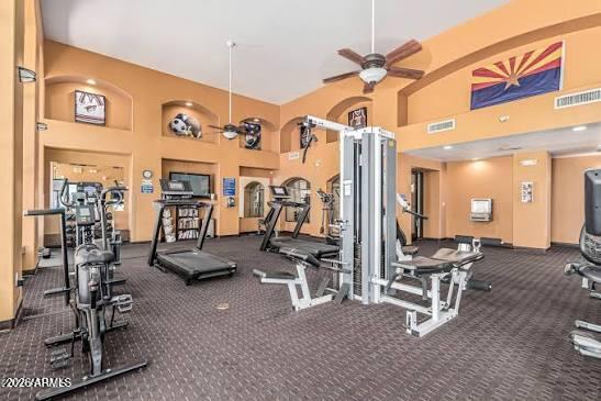 10030 West Indian School Road, Unit 133 Phoenix, AZ 85037 - Photo 16 of 17 a view of a room with gym equipment