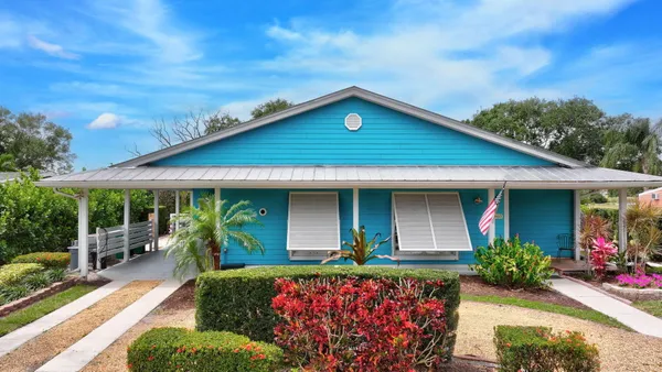 a front view of a house with porch