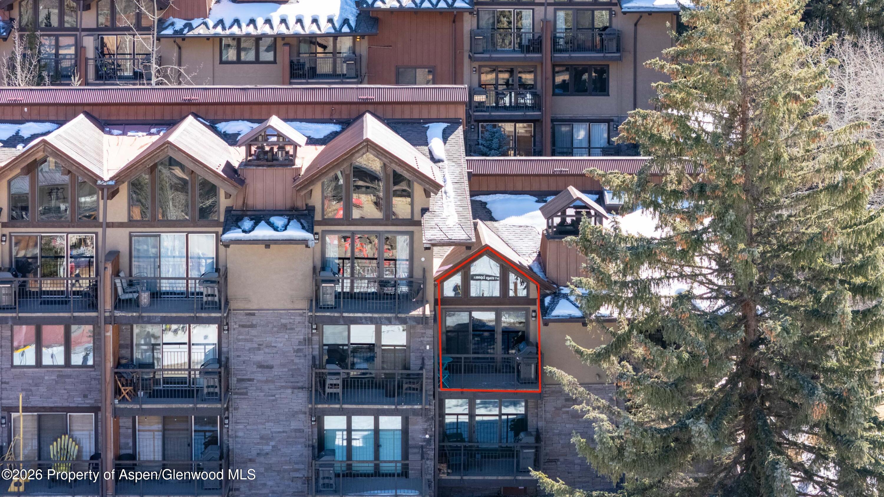 400 Wood Road, Unit 1204 Snowmass Village, CO 81615 - Photo 21 of 28 Outline