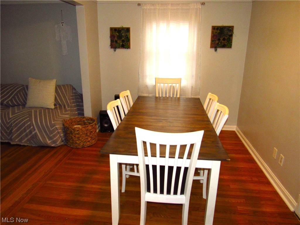 6462 Ridge Road Parma, OH 44129 - Photo 6 of 24 Dining area featuring dark hardwood / wood-style flooring