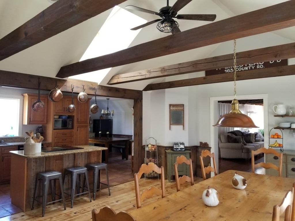 163 County Road Bourne, MA 02532 - Photo 6 of 50 06-Kitchen showing beams