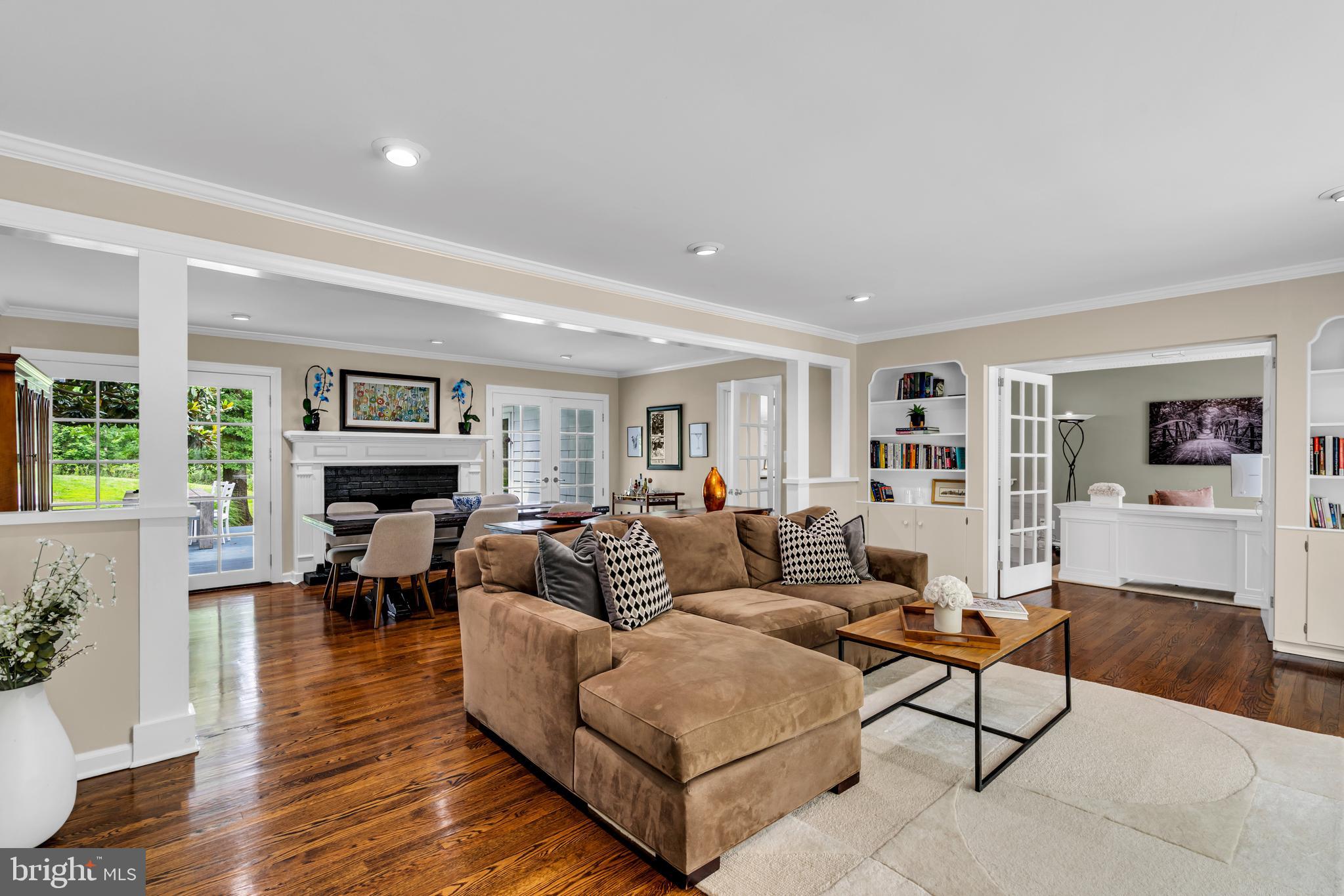 8 Nelson Ridge Road Princeton, NJ 08540 - Photo 5 of 37 Open concept living and dining rooms