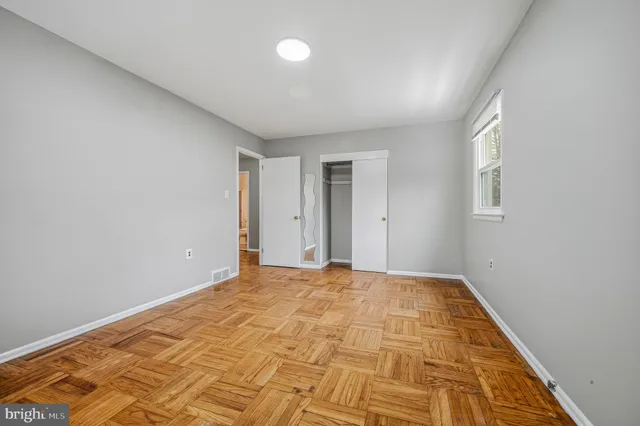 a view of an empty room