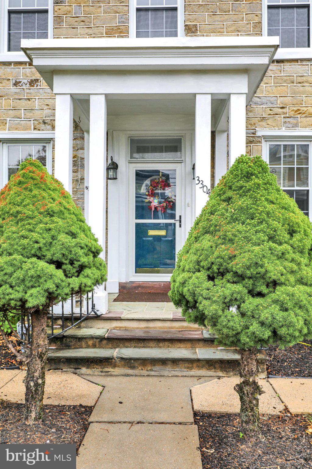 3304 Kutztown Road Reading, PA 19605 - Photo 4 of 76 Stately front porch entry- Main Home