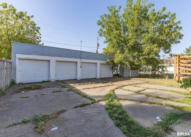 a house with trees in front of it