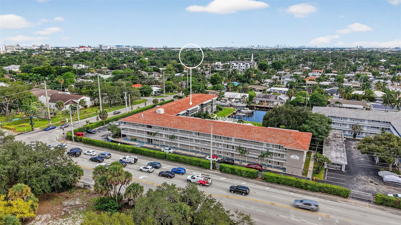900 Southwest 12th Street, Unit 305 Fort Lauderdale, FL 33315 - Photo 56 of 72 Building located at the entrance to the Citrus Isles / Croissant Park. Unit is where it's noted on photo. Right off Davie Blvd, and no fixed bridges to the ocean. 2023 Tile Roof. 40 Year Inspection and Milestone Inspections complete. Building is collecting Reserves.
