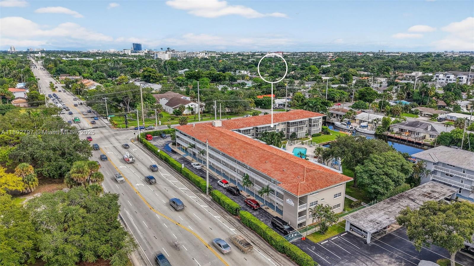 900 Southwest 12th Street, Unit 305 Fort Lauderdale, FL 33315 - Photo 57 of 72 Building located at the entrance to the Citrus Isles / Croissant Park. Unit is where it's noted on photo. Right off Davie Blvd, and no fixed bridges to the ocean. 2023 Tile Roof. 40 Year Inspection and Milestone Inspections complete. Building is collecting Reserves.