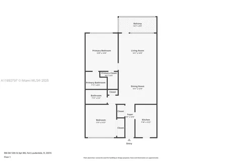 $290,000 | 900 Southwest 12th Street, Unit 305, Fort Lauderdale, FL 33315