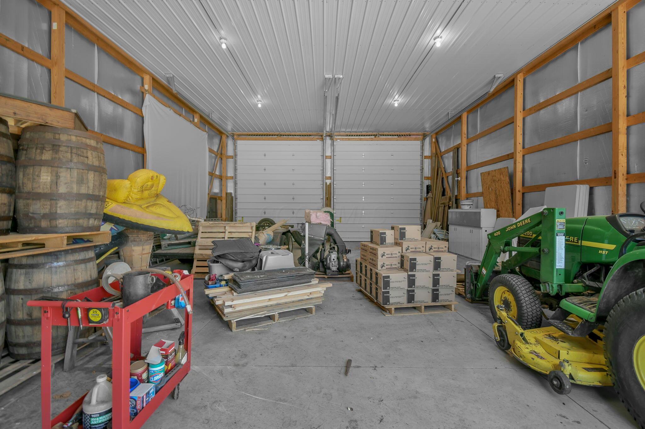 1995 Pickerington Road Lancaster, OH 43130 - Photo 61 of 74 Inside 30x43 pull-through back barn. 3 Tall Doors & Electric.