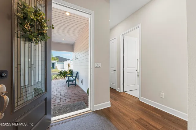wooden floor in an empty room
