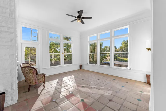 a view of an entryway of a house