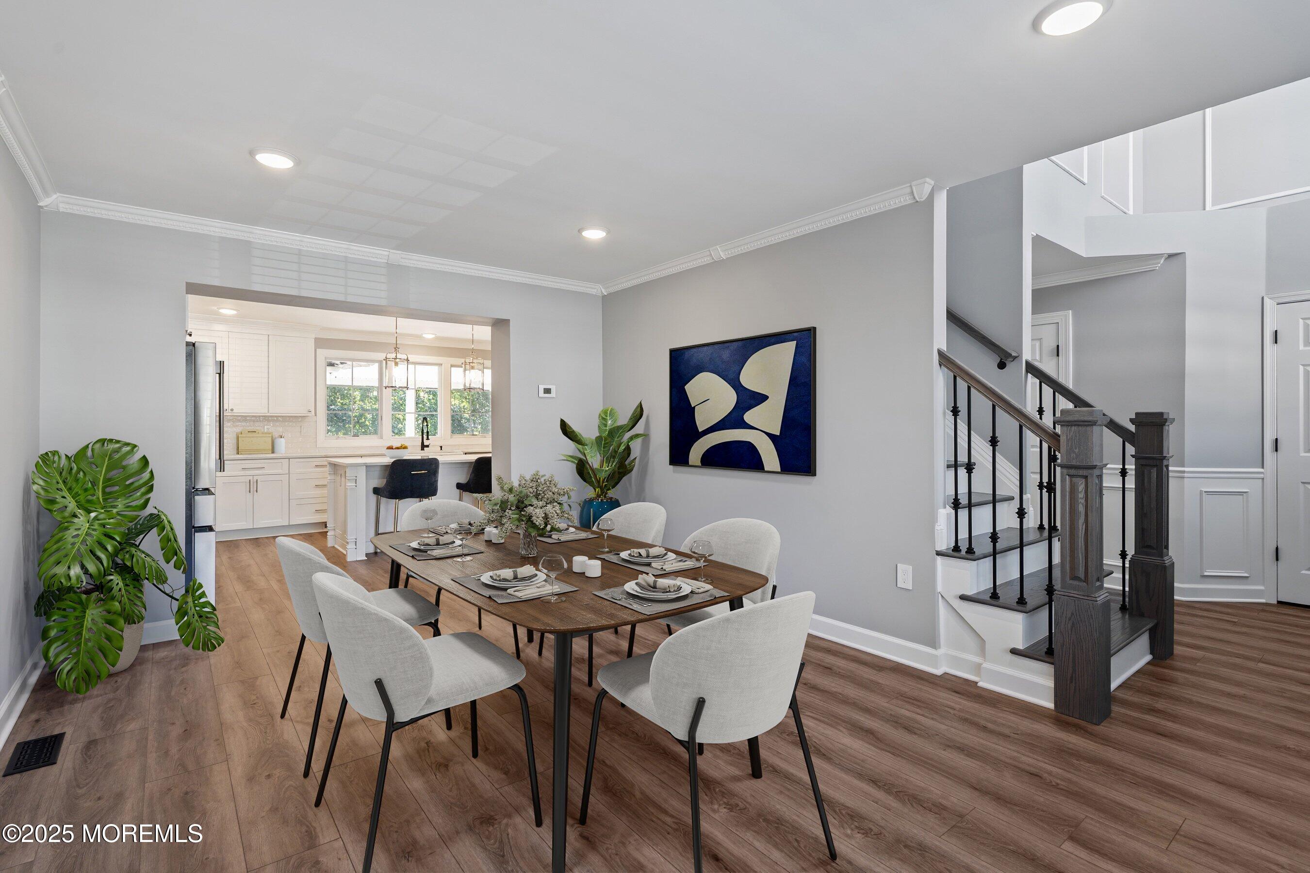 24 Sun Hollow Road Howell, NJ 07731 - Photo 8 of 48 Dining to Kitchen and Foyer STAGED