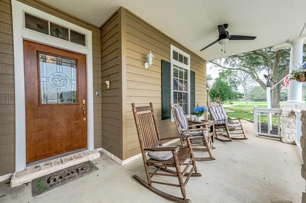 a view of living room with patio