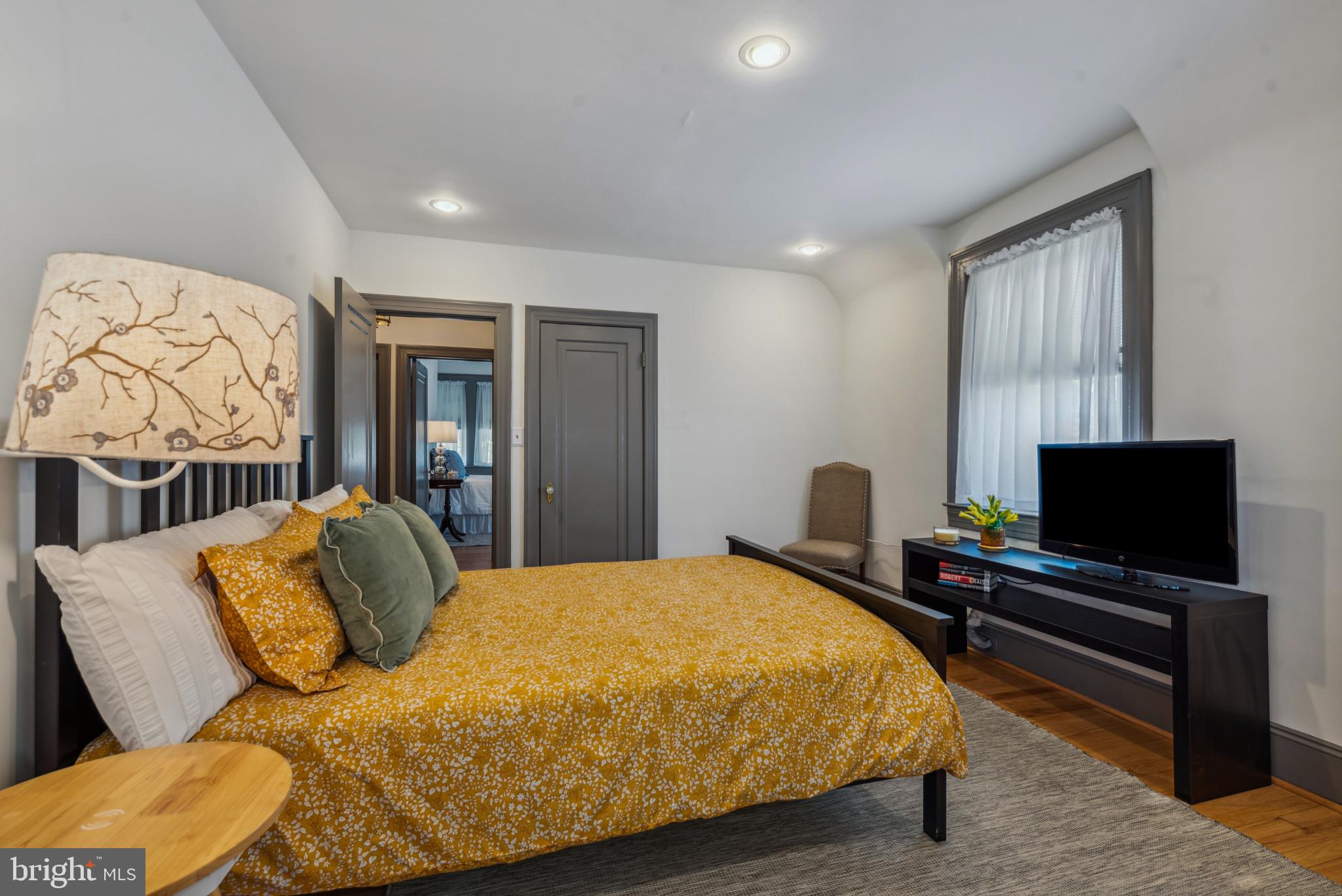 401 Hopkins Road Baltimore, MD 21212 - Photo 34 of 63 Bedroom featuring wood finished floors and recesse