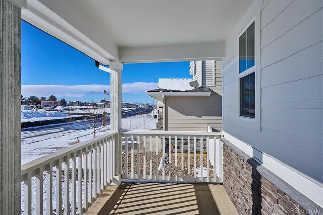 a view of a balcony kitchen