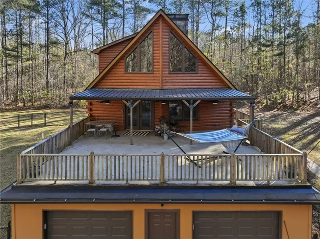 a view of a roof deck