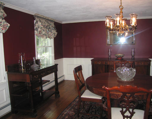 37 Greenwood Road Wellesley, MA 02481 - Photo 5 of 15 a view of a dining room with furniture and chandelier