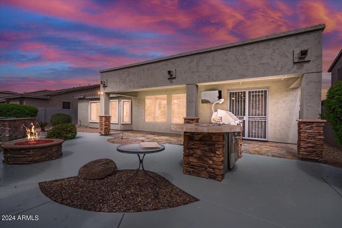 3269 East Hopkins Road Gilbert, AZ 85295 - Photo 45 of 51 53-Back of home twilight