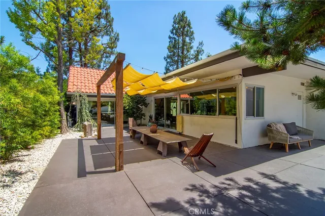 a view of outdoor space yard deck patio and swimming pool