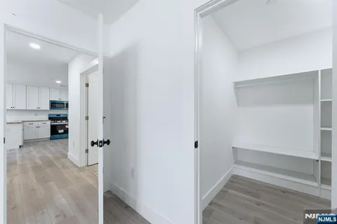 a view of a walk in closet
