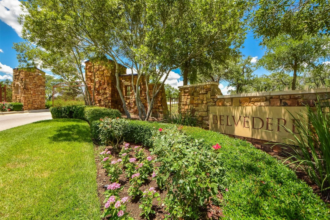 8040 Carlton Ridge Cove Austin, TX 78738 - Photo 33 of 40 a view of yard with swimming pool and green space