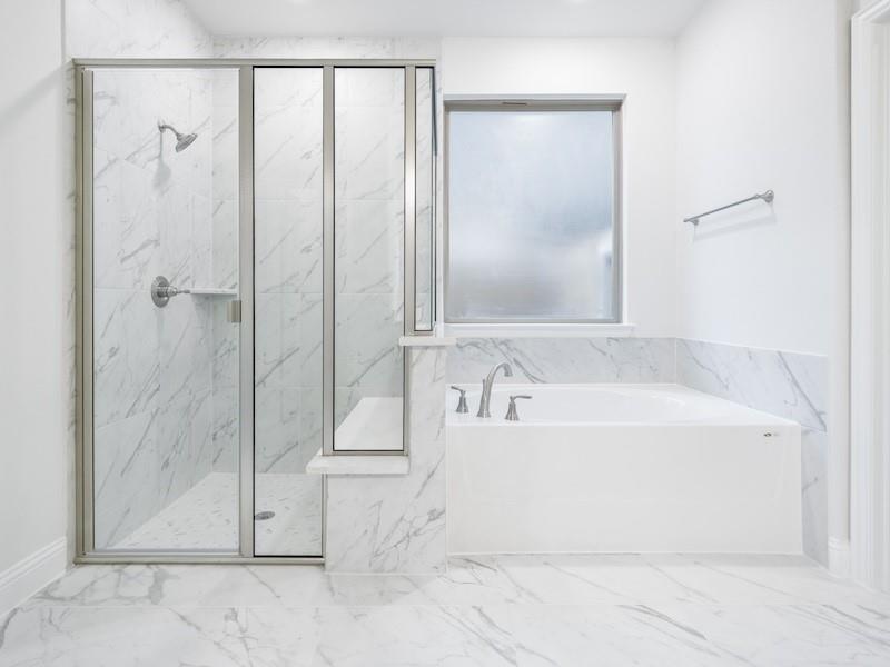 145 Winterwood Drive Lavon, TX 75166 - Photo 18 of 24 Bathroom with plus walk in shower