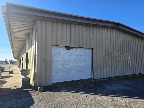 a backyard of a house