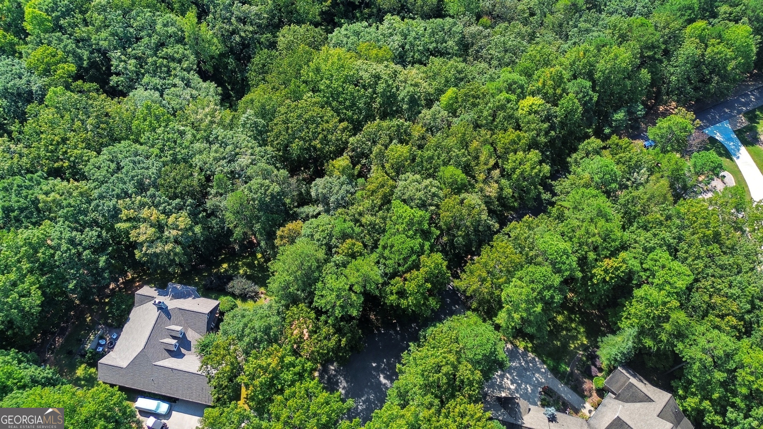 0 Rome Beauty Lane, Unit LOT 1109 Clarkesville, GA 30523 - Photo 4 of 12 an aerial view of residential house with outdoor space and trees all around