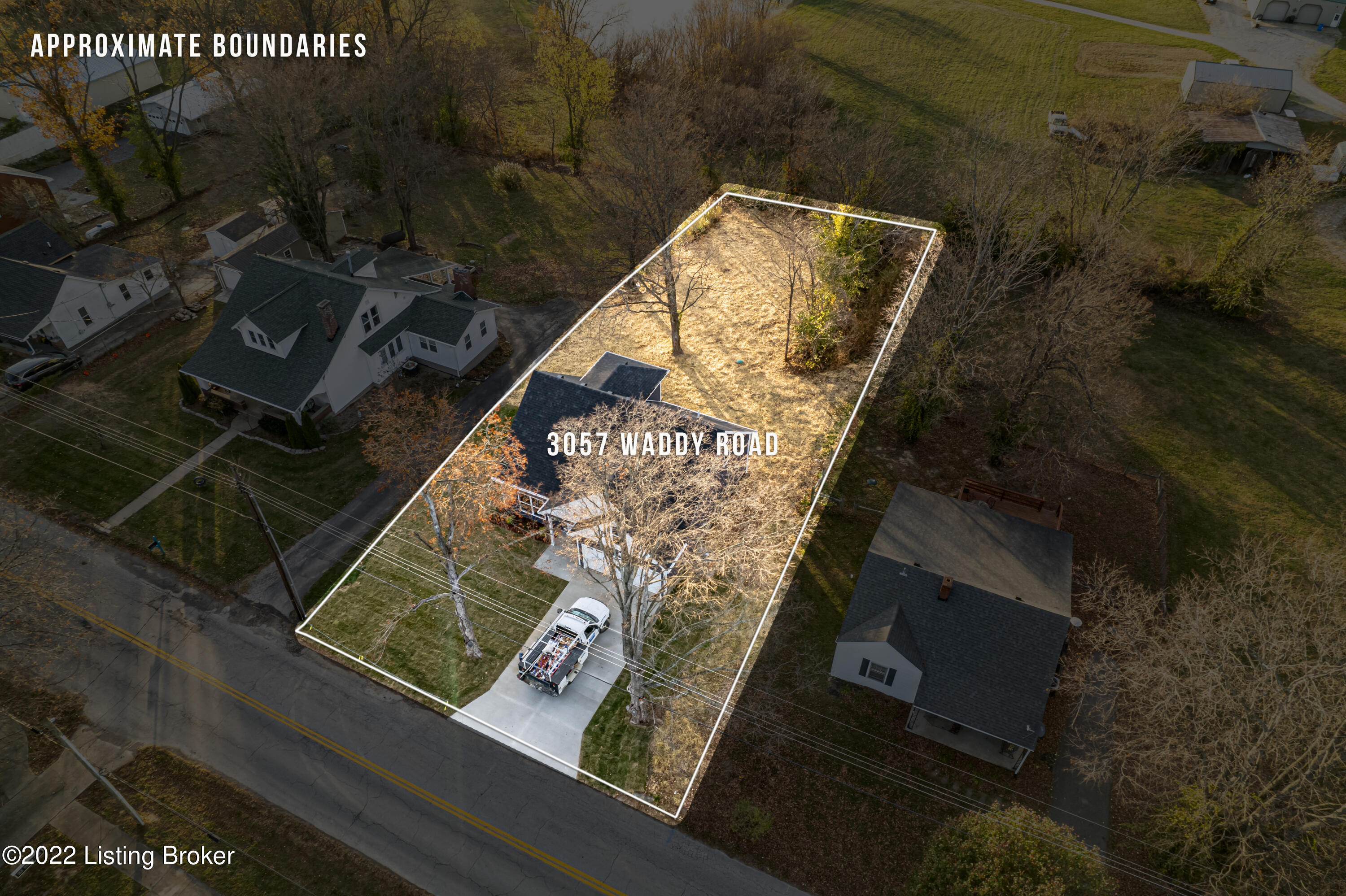 3057 Waddy Road Waddy, KY 40076 - Photo 2 of 48 Aerial Lot Label