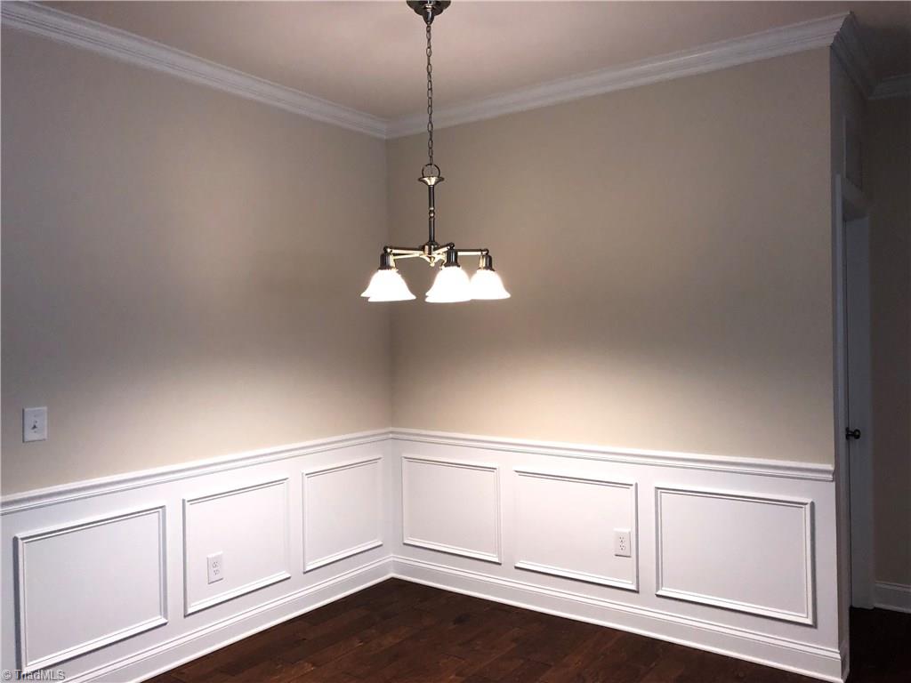 3408 Amber Mdws Road, Unit 34 High Point, NC 27265 - Photo 5 of 30 Dining Room with Wainscoting
