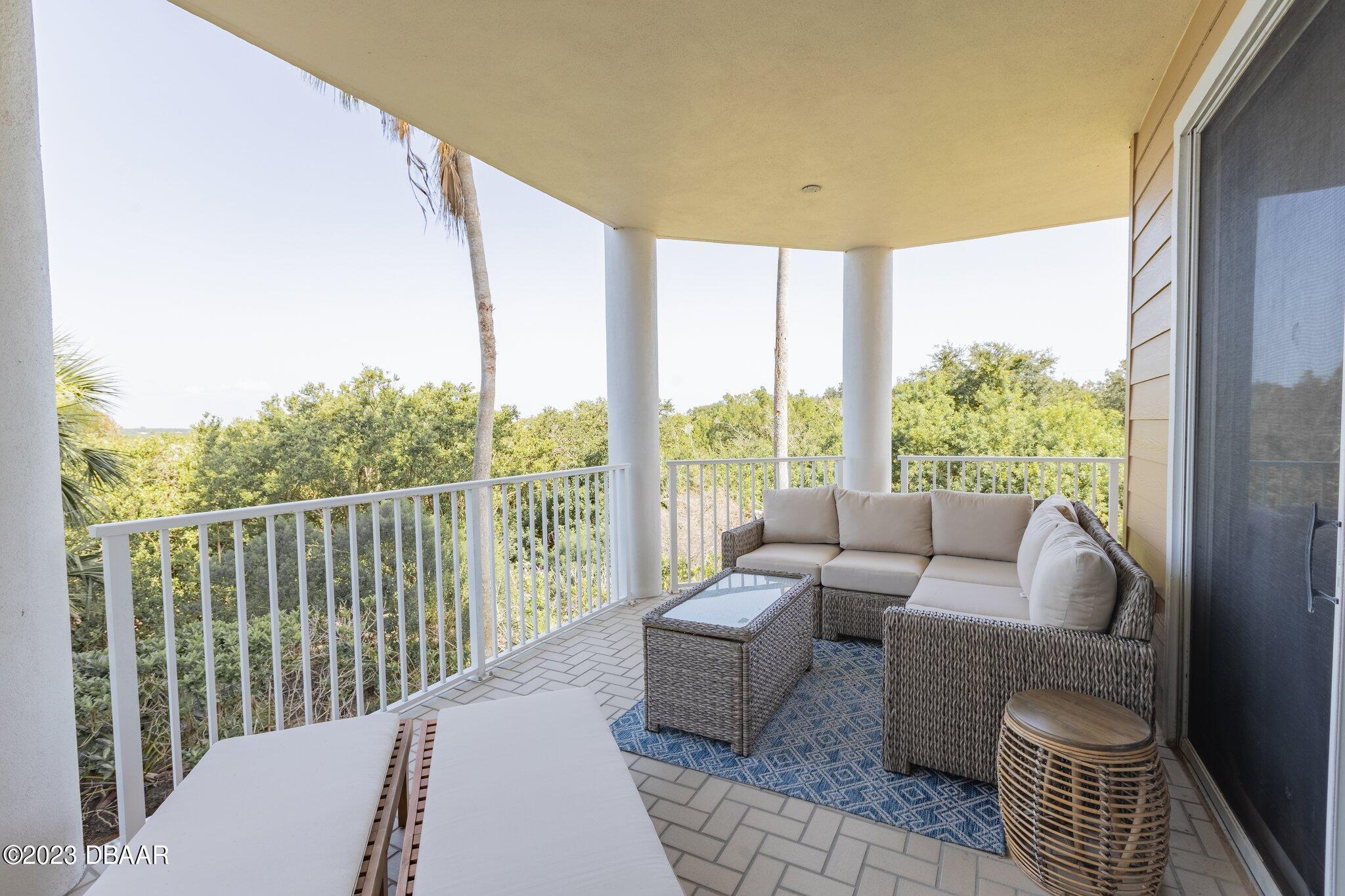 4625 Rivers Edge Village Lane, Unit 5208 Ponce Inlet, FL 32127 - Photo 26 of 60 balcony 1