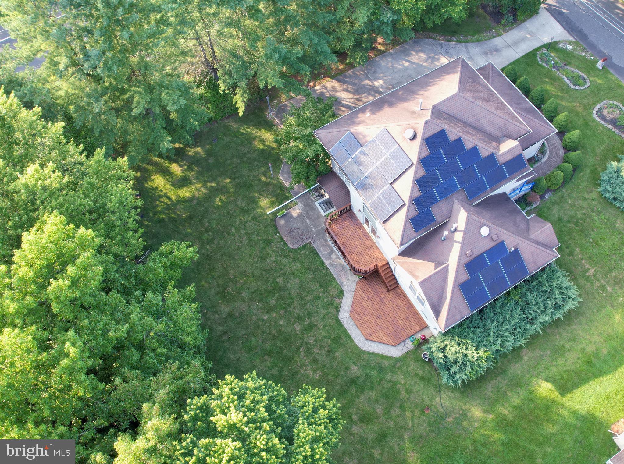 2 Gaskill Road Mount Laurel, NJ 08054 - Photo 5 of 39 Aerial view of the house with huge lot