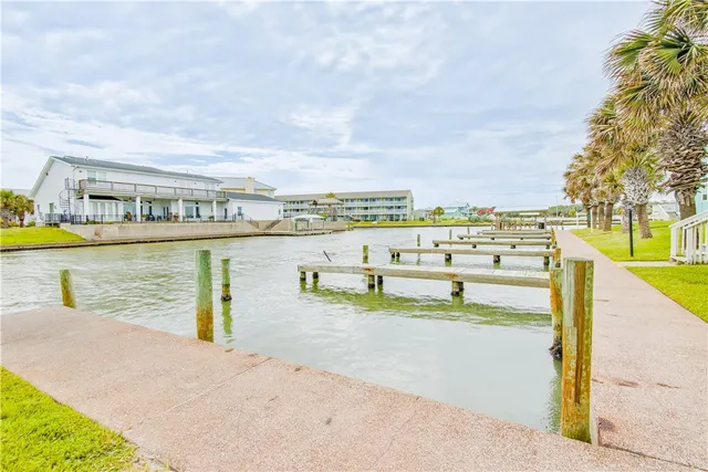a view of a city with an ocean view