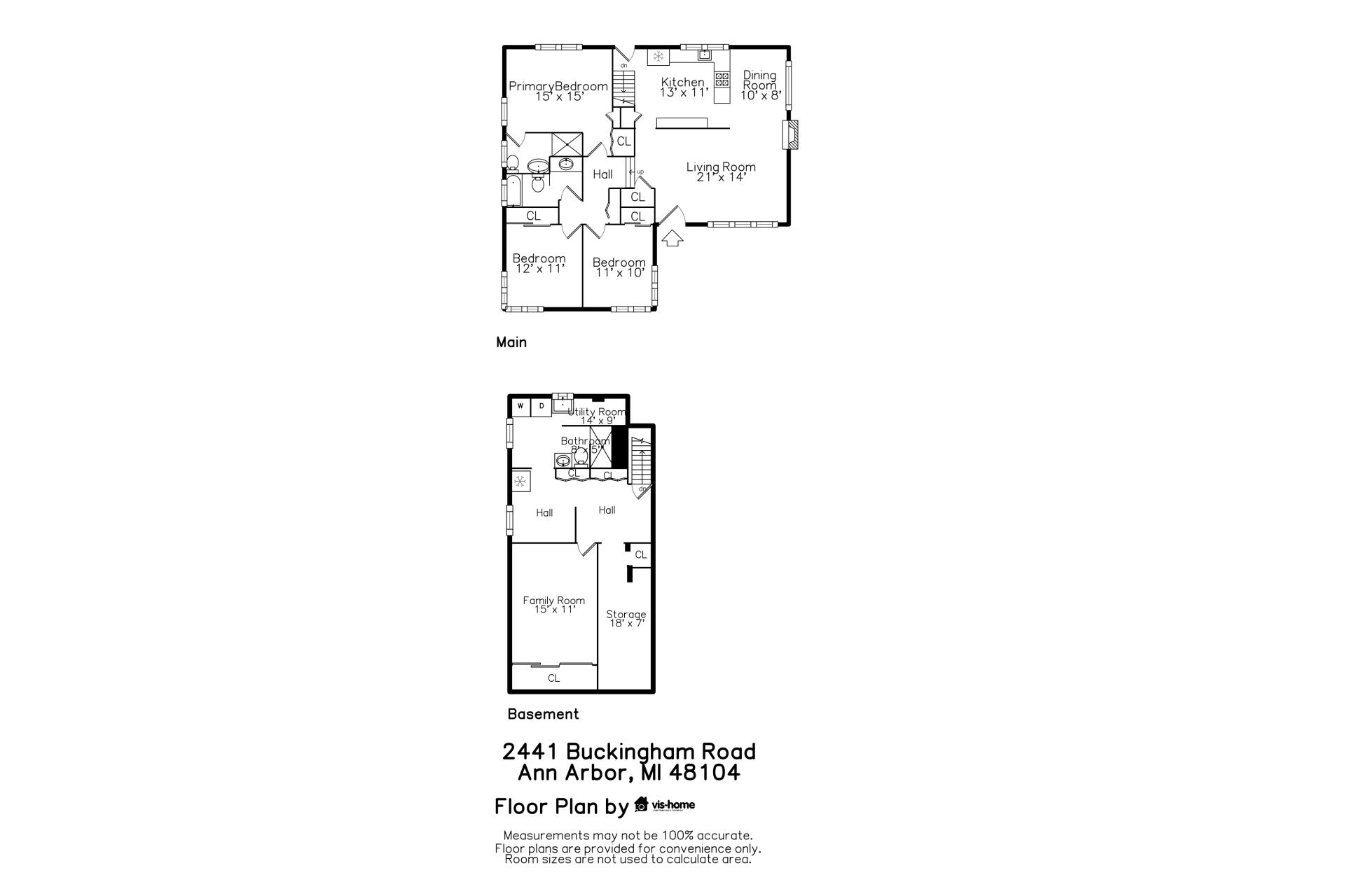 2441 Buckingham Road Ann Arbor, MI 48104 - Photo 39 of 53 plan_floorhc