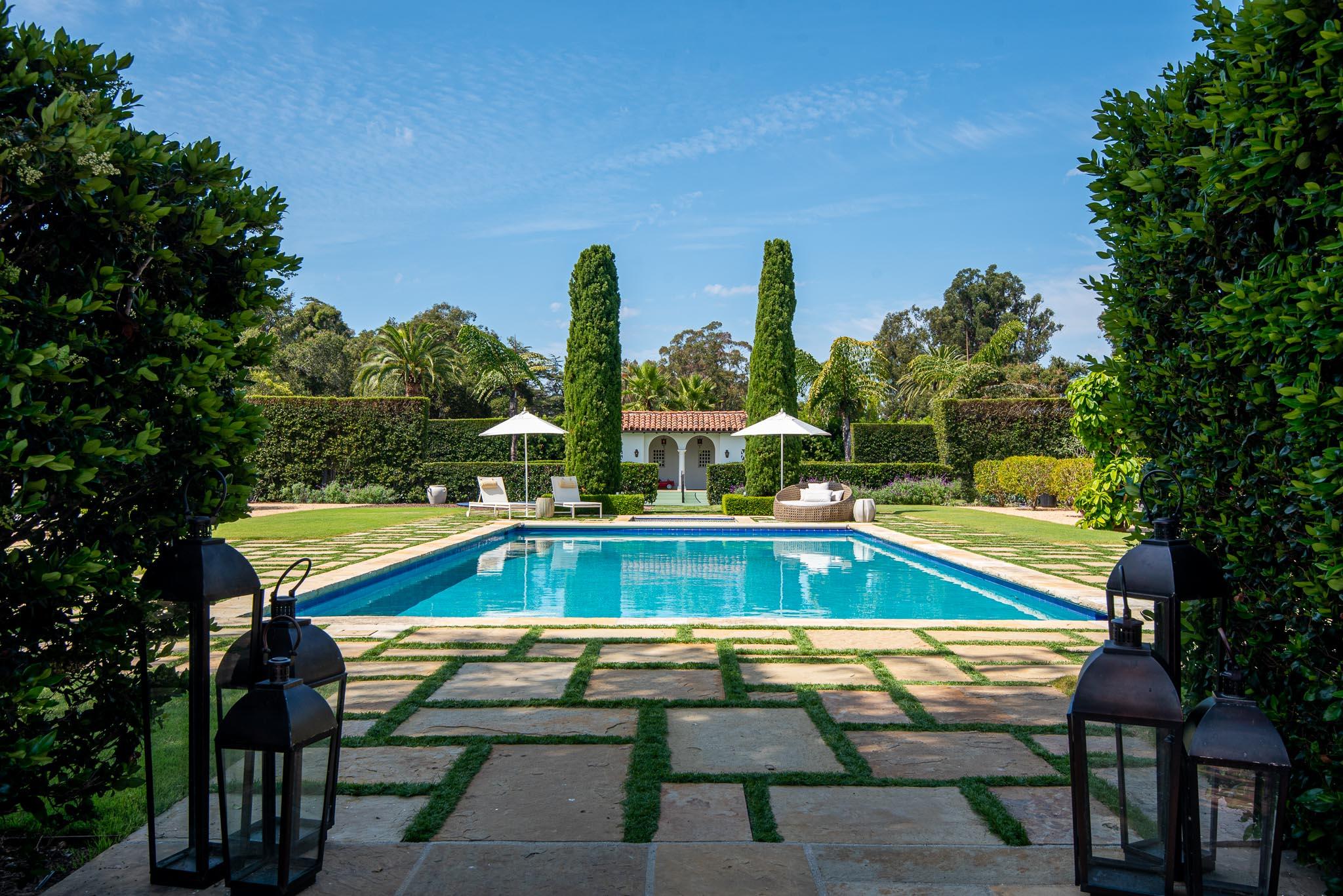 121 Olive Mill Lane Montecito, CA 93108 - Photo 34 of 38 Backyard View