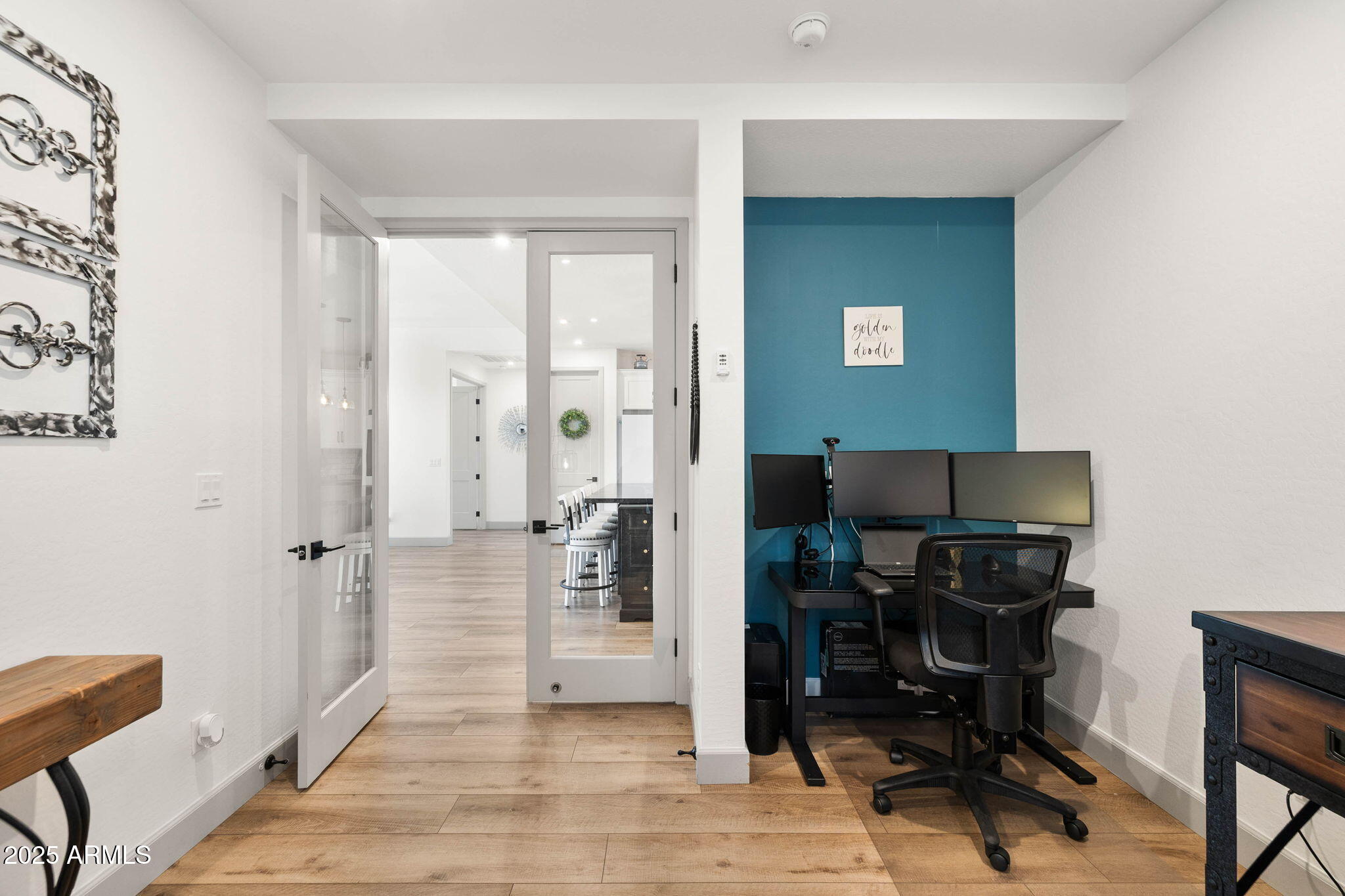 4876 North Yorkshire Loop Prescott Valley, AZ 86314 - Photo 19 of 47 a view of a workspace with furniture and a window