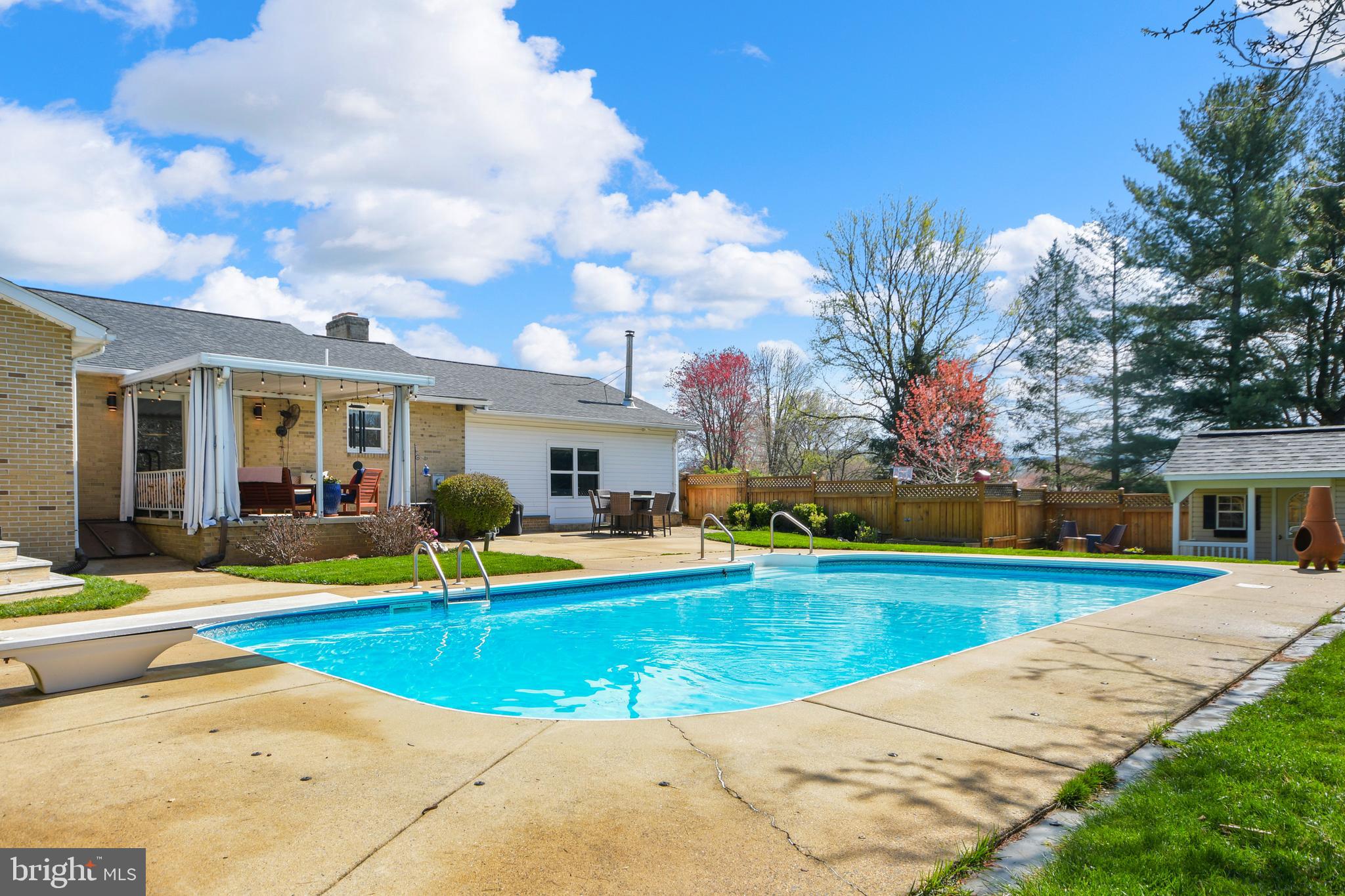 4220 Spring View Court Jefferson, MD 21755 - Photo 9 of 79 Outdoor Oasis with In Ground Pool