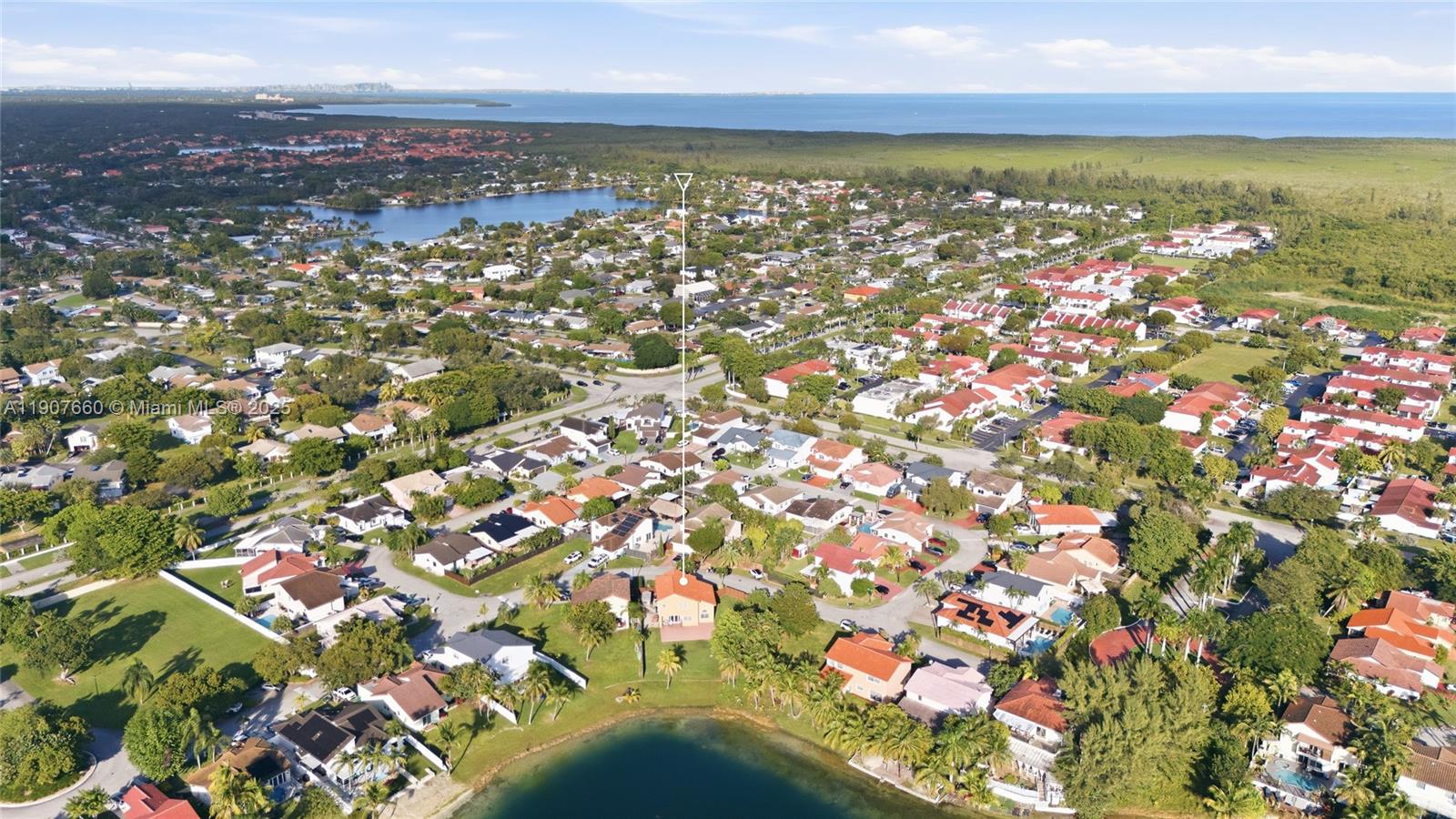 20816 Southwest 85th Place Cutler Bay, FL 33189 - Photo 43 of 49 view of city and an ocean