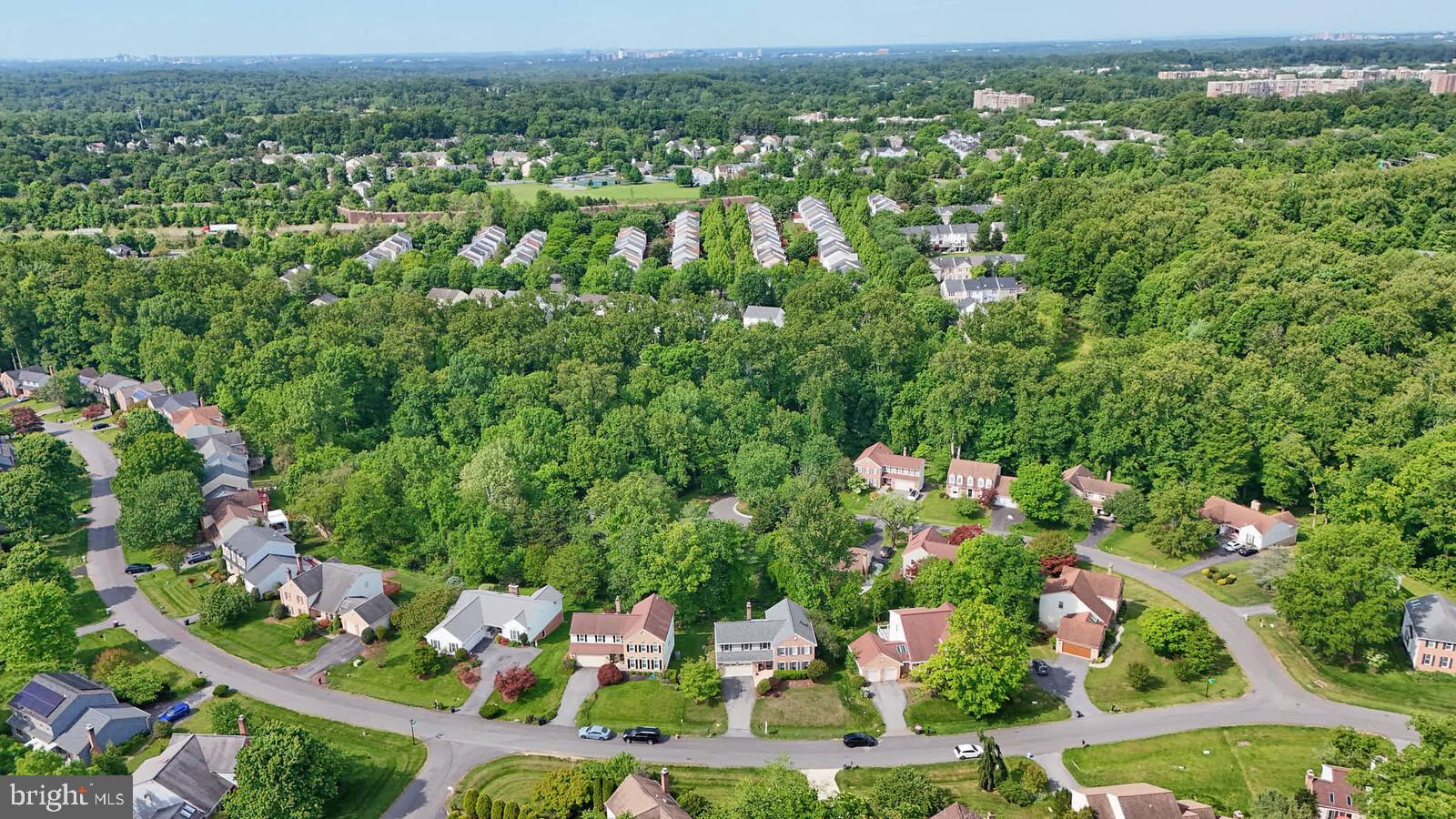 2108 Merrifields Drive Silver Spring, MD 20906 - Photo 63 of 69 an aerial view of residential house with outdoor space and trees all around
