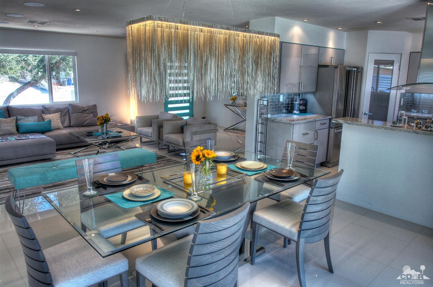 465 East Simms Road Palm Springs, CA 92262 - Photo 15 of 41 a dining room with furniture and window