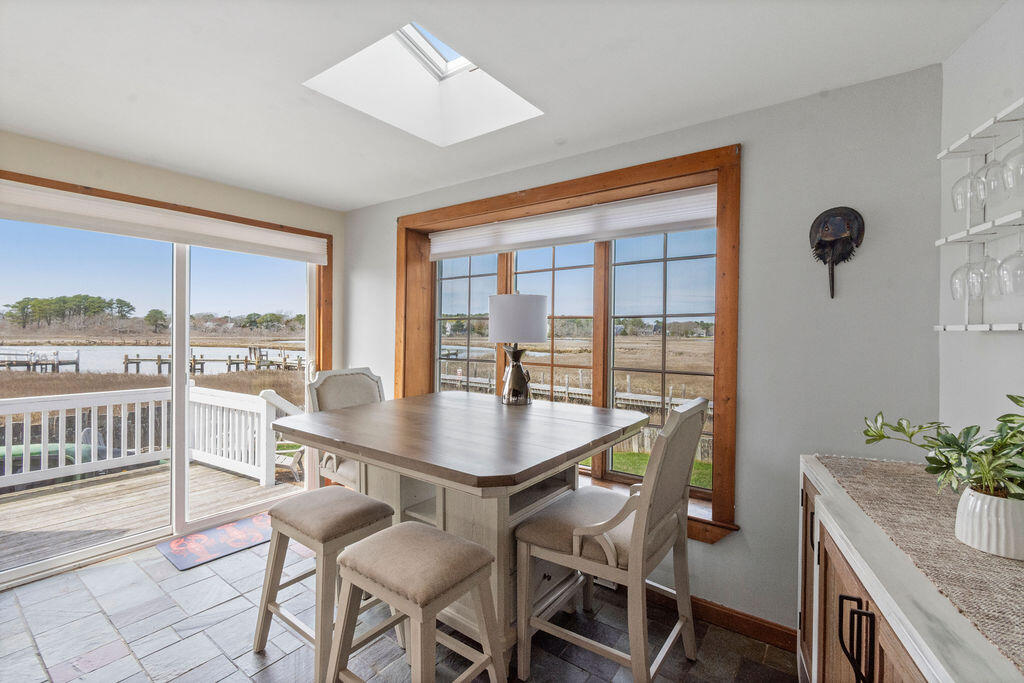 14 Lower County Road Dennis Port, MA 02639 - Photo 12 of 56 a view of a dining room with furniture window and outside view