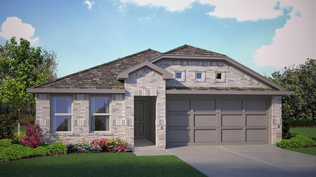 340 Wayland Street Keene, TX 76031 - Photo 18 of 21 Front Elevation - D.R. Horton'sBaylorfloor plan Elevation C - All Home and community information, including pricing, included features, terms, availability and amenities, are subject to change at any time without notice or obligation. All Drawings, pictures, photographs, video, square footages, floor plans, elevations, features, colors and sizes are approximate for illustration purposes only and will vary from the homes as built.