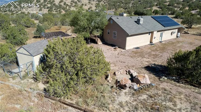 a view of a lake with a mountain in the background