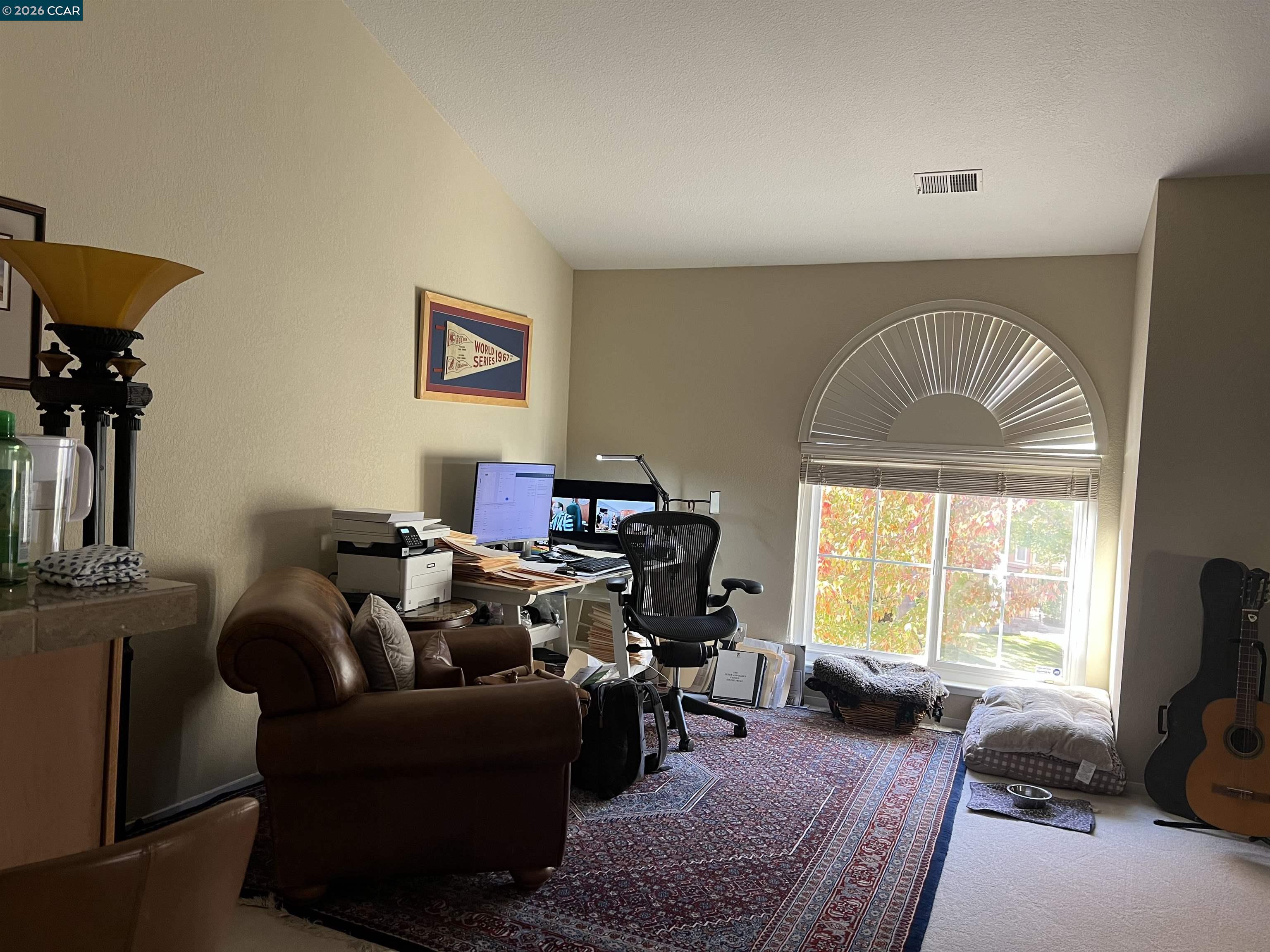 1312 Canyon Side Avenue San Ramon, CA 94582 - Photo 28 of 41 a living room with furniture a window and a flat screen tv