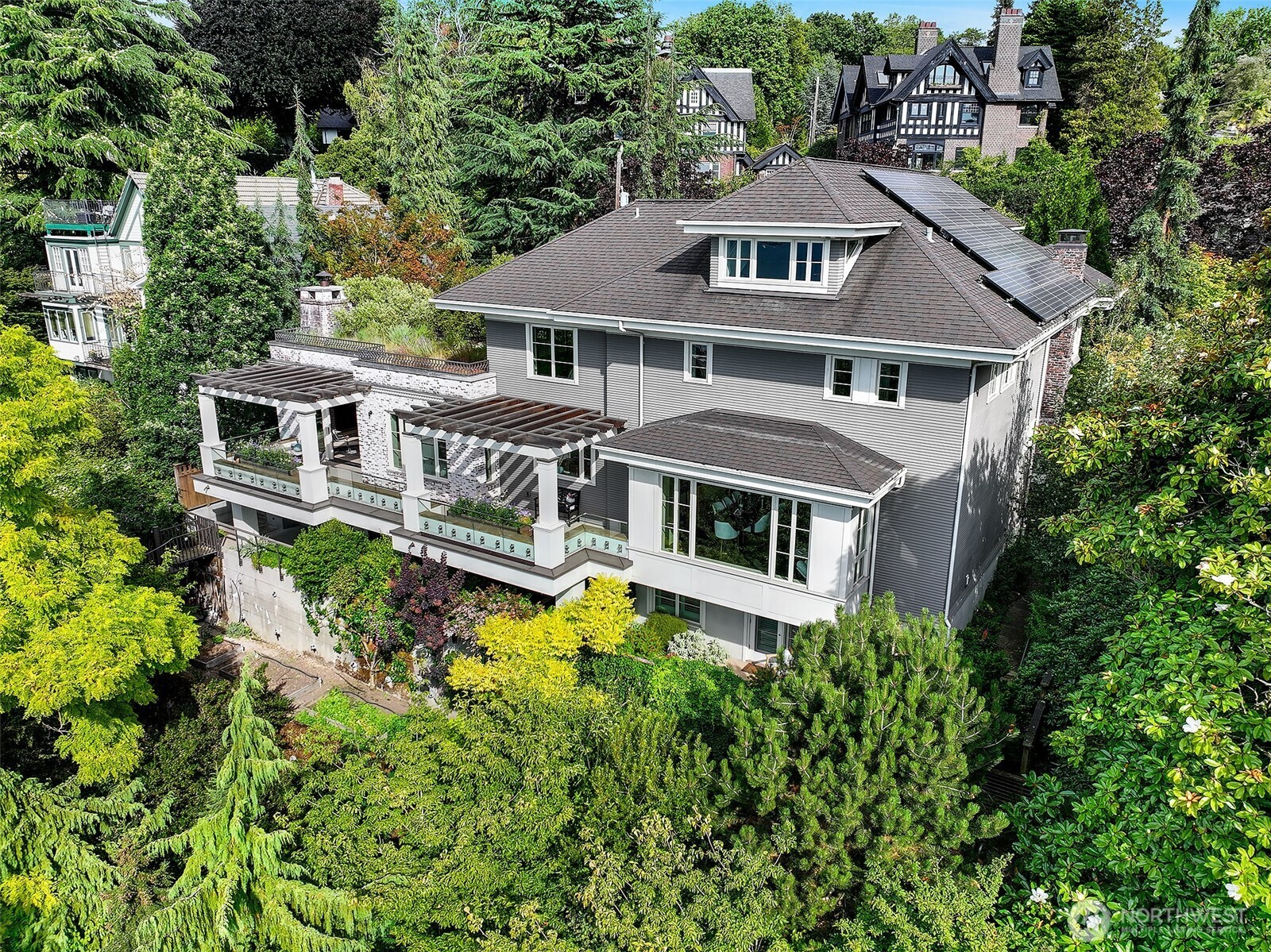 1065 Summit Avenue East Seattle, WA 98102 - Photo 1 of 5 an aerial view of a house