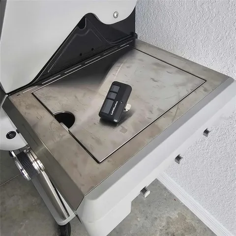 a view of a chair and table