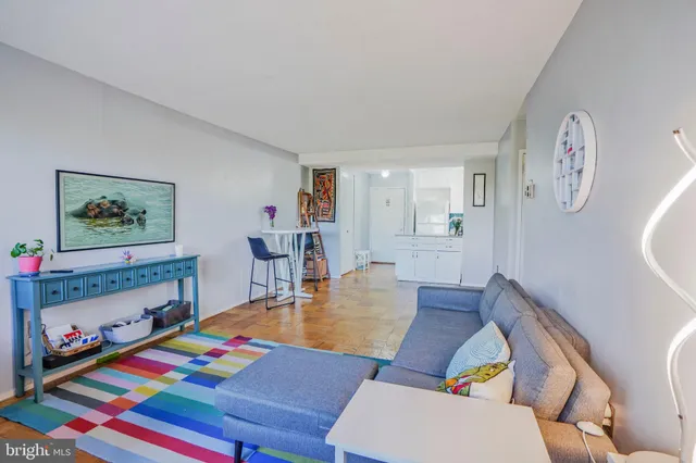 a view of a city with tall buildings